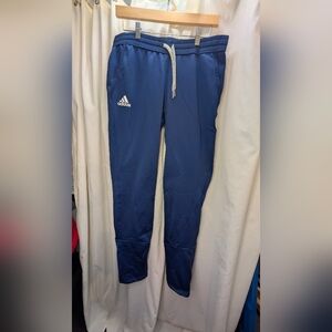 NWT Women Adidas Royal Blue Track Pants Medium Tall